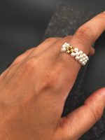 انگشتر مروارید بافت - تصویر 2