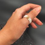 انگشتر مروارید بافت