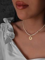 نیم ست افتابگردان مرواریدی