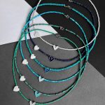 گردنبند قلب دفرمه