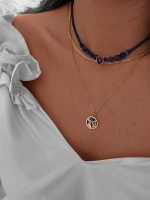 گردنبند قلب دفرمه